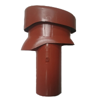 Komínek pro kanalizaci krátký s průměrem 11 cm (20cm) cihlově červený řady Coppo, Danubia, Synus, Rundo, Zenit MAX