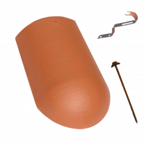 Koncový hřebenáč měděný hnědý řady Synus