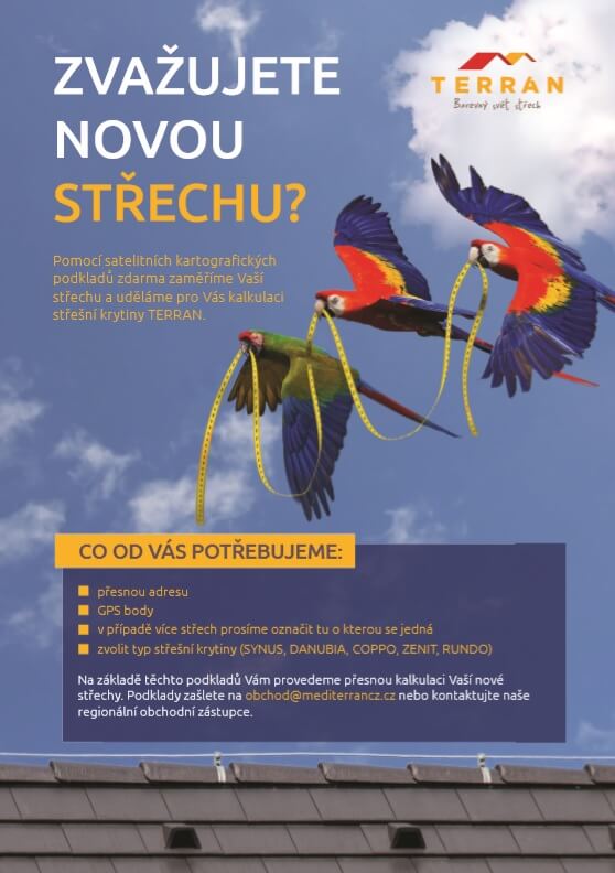 Kalkulace nové střechy